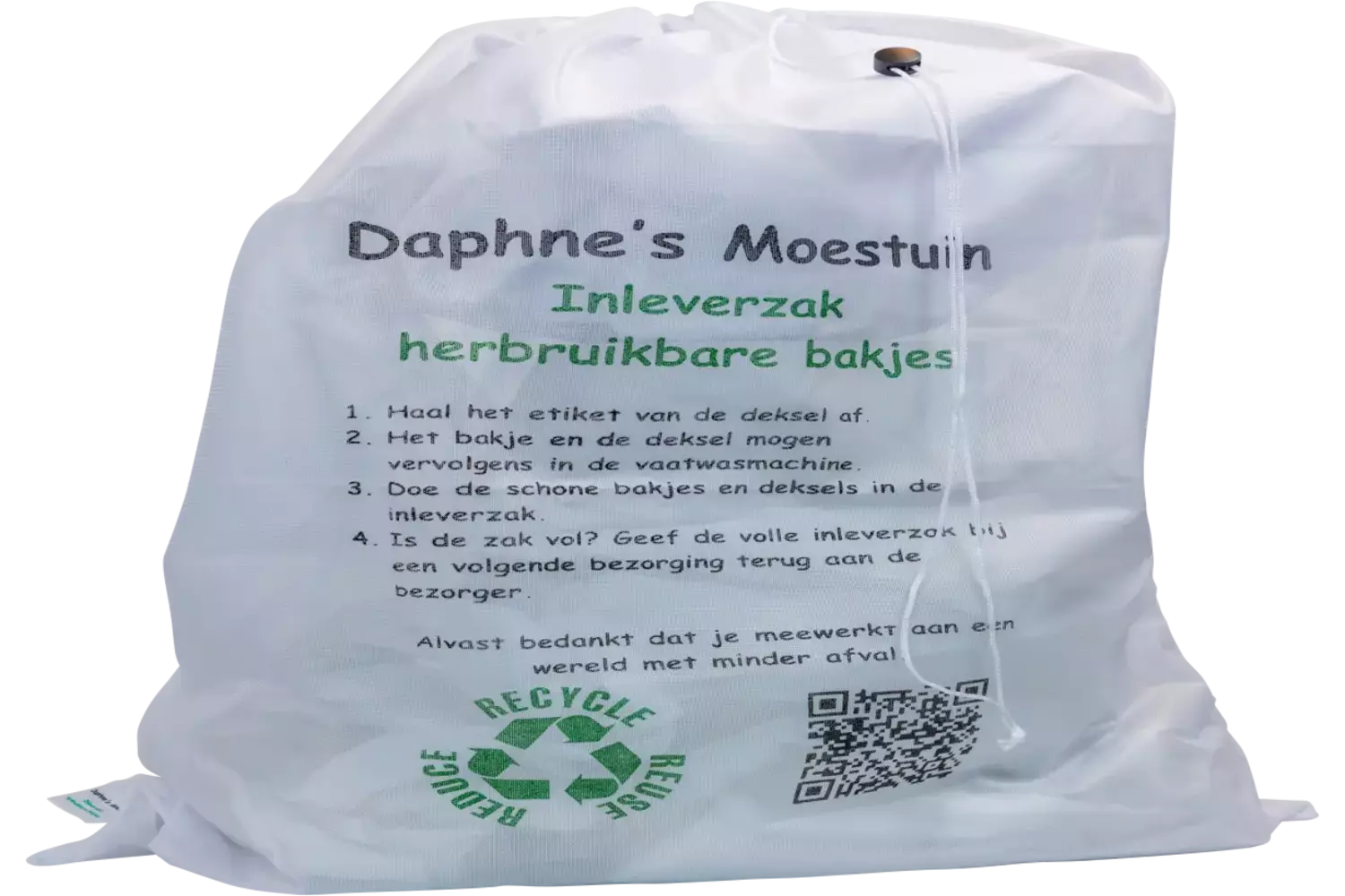 Inleverzak Daphne's moestuin stuk